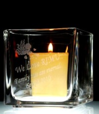 FB-06作品サンプル画像<br>
キャンドルホルダーにも<br>
(汚れ防止にアルミ箔敷いて)<br>
、もちろん観葉植物入れ<br>
などの花器としてもgood!