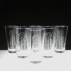 クラフトビアグラスにロゴ入りで共有の記念品