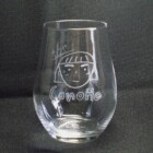 好評ワインタンブラーに持込みの自作イラスト彫刻、他にはない一点もの<br>