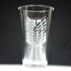 話題のクラフトビアグラスに持ち込みデータを彫刻