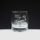 ロックグラスF(クリスタル)に行きつけお店のイラスト