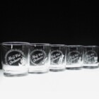 楽器ごとにイラスト入りロックグラスC