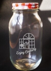 サンプル作品画像<br>
お薦めデザイン<br>
クッキングを楽しく<br>
<クッキングネコ>