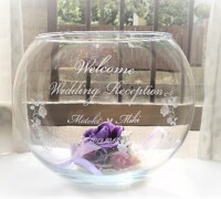 当工房いちおし『ガラス<br>
ボウル型ウェルカムボード」<br>
他にはない稀少なものです<br>
<br>