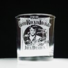 持込みデータで彫刻、記念品にロックグラスD(拡大加工)